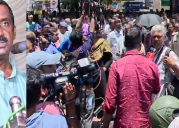 തിരുമല കൗൺസിലറുടെ മരണം റിപ്പോർട്ട് ചെയ്യാനെത്തിയ മാധ്യമപ്രവർത്തക്കു നേരെ ബിജെപി പ്രവർത്തകരുടെ കയ്യാങ്കളി, ദേശാഭിമാനി ഫോട്ടോഗ്രാഫറെ കയ്യേറ്റം ചെയ്തു, ക്യാമറ തകർത്തു, റിപ്പോർട്ടർ ടിവി ജേർണലിസ്റ്റിന് പരുക്ക്