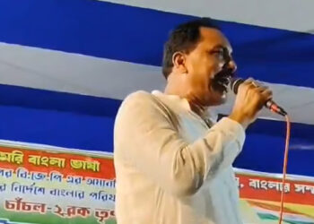 ബിജെപി നേതാവിന്റെ വായിൽ ആസിഡ് ഒഴിക്കുമെന്ന്  തൃണമൂൽ  എംഎൽഎ, ബിജെപി പതാകകൾ വലിച്ചുകീറണമെന്നും ആഹ്വാനം