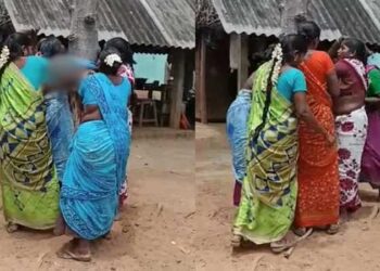 ‘നീ ഒരു നായയ്ക്ക് സമമാണ്’ ആക്രോശിച്ചുകൊണ്ട് സ്ത്രീയെ വിവസ്ത്രയായി മരത്തിൽ കെട്ടിയിട്ടു!! വടി കൊണ്ട് ഇരയെ അടിക്കുന്നതിന്റേയും മുടിയിൽ പിടിച്ചുവലിക്കുന്നതിന്റെയും ദൃശ്യങ്ങൾ പുറത്ത്, കൊടുംക്രൂരതയ്ക്ക് പിന്നിൽ ഭൂമി തർക്കം, 4 സ്ത്രീകൾക്കെതിരെ കേസ്