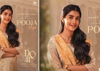 ദുൽഖർ സൽമാൻ- രവി നെലകുടിറ്റി-സുധാകർ ചെറുകുരി പാൻ ഇന്ത്യൻ ചിത്രം, പൂജ ഹെഗ്ഡെയുടെ ജന്മദിന സ്പെഷ്യൽ പോസ്റ്റർ പുറത്ത്