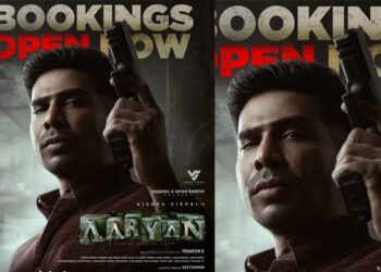 വിഷ്ണു വിശാൽ ചിത്രം “ആര്യൻ” ബുക്കിംഗ് ആരംഭിച്ചു ; ചിത്രം ഒക്ടോബർ 31 ന് കേരളത്തിലെത്തിക്കുന്നത് ദുൽഖർ സൽമാന്റെ വേഫറെർ ഫിലിംസ്