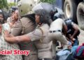 സമരക്കാരെ നിരത്തിൽ കൂടി വലിച്ചിഴക്കുക, പോലീസിന്റെ ലാത്തിവച്ചു വയറ്റത്ത് കുത്തുക, സമരക്കാരുടെ വസ്ത്രങ്ങൾ വലിച്ചുകീറുക… ആശാവർക്കർമാർ ഒരു ശക്തമായ വോട്ടുബാങ്ക് ആയിരുന്നുവെങ്കിൽ സർക്കാർ സമീപനം ഇതായിരിക്കുമോ? എന്താണു മാക്സിസം മുന്നോട്ടുവയ്ക്കുന്ന തൊഴിലാളി സമഗ്രാധിപത്യം?