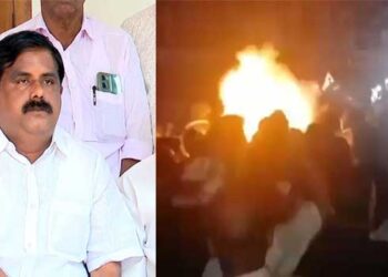 ഗ്രാനേഡിന്റെ പിൻ വലിക്കുമ്പോൾ ‘എംപിയുണ്ട് അപ്പുറത്ത് എറിയരുതെ’ന്ന് മറ്റൊരു പോലീസ് ഉദ്യോഗസ്ഥൻ… ഡിവൈഎസ്പി ഹരിപ്രസാദിന്റെ ഒരു കയ്യിൽ ലാത്തിയും മറു കയ്യിൽ  ടിയർ ഗ്യാസും, ദൃശ്യങ്ങൾ പുറത്തുവിട്ട് കോൺ​ഗ്രസ്!! മുഖം നഷ്ടപ്പെട്ട സിപിഎമ്മിന്റെയും വില കുറഞ്ഞ പോലീസിന്റെയും മുഖം മിനുക്കലാണ് ഈ അറസ്റ്റ്- ഡിസിസി പ്രസിഡന്റ്