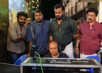 സുരേഷ് ഗോപിയുടെ ഒറ്റക്കൊമ്പൻ ലൊക്കേഷനിൽ ജ ജോ പുന്നൂസ്; ഒരാഴ്ചയായി പാലായിൽ ഉത്സവപ്രതീതി