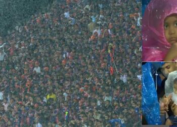 ഇടമുറിയാതെ കോരിച്ചൊഴിയുന്ന മഴയിൽ ഒരു തുള്ളി വെള്ളം പോലും നിലത്തുവീഴാത്തത്ര ജനസാഗരം… ആവേശം അലതല്ലിയ സൂപ്പർ ലീഗ് കേരളയിൽ മലപ്പുറം എഫ്സി ഹോം ഗ്രൗണ്ട് മത്സരം സമൂഹ മാധ്യമങ്ങളിൽ വൈറൽ- വീഡിയോ