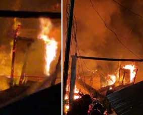 കൊല്ലത്ത് വൻ തീപിടിത്തം; 4 വീടുകൾ കത്തിനശിച്ചു