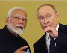 ട്രംപിന്റെ താരിഫ് ഭീഷണിയും റഷ്യ-യുക്രൈൻ യുദ്ധവുമടക്കം ചർച്ചയാകും; മോദിയുടെ ക്ഷണം സ്വീകരിച്ച് പുടിൻ ഇന്ത്യയിലേക്ക്, ഡിസംബർ 4 നെത്തുമെന്ന് സ്ഥിരീകരണം