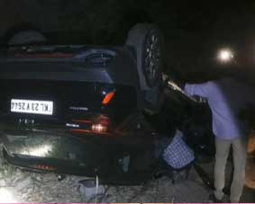 വെഞ്ഞാറമൂട് വൻ അപകടം; ഡ്രൈവർക്ക് ഗുരുതര പരുക്ക്