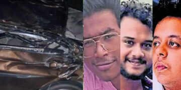 കാറിനു മുന്നിലേക്ക് കാട്ടുപന്നി ചാടി, വെട്ടിച്ചുമാറ്റുന്നതിനിടെ നിയന്ത്രണംവിട്ട കാർ മൈൽക്കുറ്റിയിലും മരത്തിലും ഇടിച്ചു പാടത്തേക്ക് മറിഞ്ഞു!! മൂന്ന് യുവാക്കൾക്ക് ദാരുണാന്ത്യം, രണ്ടുപേർക്ക് പരുക്ക്