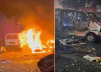 ഡൽഹി ചെങ്കോട്ട മെട്രോ സ്‌റ്റേഷന് സമീപം ഉ​ഗ്രസ്‌ഫോടനം!! നിർത്തിയിട്ടിരുന്ന രണ്ടുകാറുകൾ ഒരേസമയം പൊട്ടിത്തെറിച്ചു, പിന്നാലെ മറ്റുവാഹനങ്ങളിലേക്ക് തീപടർന്നു, 9 മരണം, ഒരാളുടെ മൃതദേഹം ചിഹ്നിച്ചിതറിയ നിലയിൽ, 25 പേർക്ക് പരുക്ക്, 8 പേരുടെ നില ​ഗുരുതരം, സ്ഫോടനം നടന്നതു രാജ്യത്തെ ഏറ്റവും വലിയ മാർക്കറ്റുകളിൽ ഒന്നായ ചാന്ദ്നി ചൗക്കിനു സമീപം – വീഡിയോ