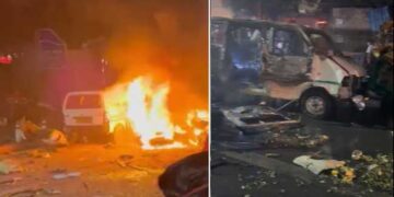 ഡൽഹി ചെങ്കോട്ട മെട്രോ സ്‌റ്റേഷന് സമീപം ഉ​ഗ്രസ്‌ഫോടനം!! നിർത്തിയിട്ടിരുന്ന രണ്ടുകാറുകൾ ഒരേസമയം പൊട്ടിത്തെറിച്ചു, പിന്നാലെ മറ്റുവാഹനങ്ങളിലേക്ക് തീപടർന്നു, 9 മരണം, ഒരാളുടെ മൃതദേഹം ചിഹ്നിച്ചിതറിയ നിലയിൽ, 25 പേർക്ക് പരുക്ക്, 8 പേരുടെ നില ​ഗുരുതരം, സ്ഫോടനം നടന്നതു രാജ്യത്തെ ഏറ്റവും വലിയ മാർക്കറ്റുകളിൽ ഒന്നായ ചാന്ദ്നി ചൗക്കിനു സമീപം – വീഡിയോ