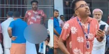 പ്രായമുള്ളവരെയടക്കം വെയിലത്ത് വരിയിൽ നിർത്തുന്നത് നാട്ടുകാർ ചോദ്യം ചെയ്തത് വാക്കേറ്റത്തിലേക്ക് നീങ്ങി, സംഘർഷ ദൃശ്യങ്ങൾ പകർത്തുന്നതിനിടെ ഉടുമുണ്ട് പൊക്കിക്കാണിച്ച ബിഎൽഒയെ സ്ഥലം മാറ്റി, വിശദീകരണം തേടും