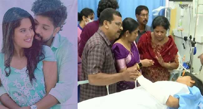 ‘മാംസനിബദ്ധമല്ല രാ​ഗം’!! വാഹനാപകടത്തിൽ പരുക്കേറ്റ വധുവിനെ കൃത്യ മുഹൂർത്തത്തിൽ ആശുപത്രിയിൽ വച്ച് താലികെട്ടി വരൻ… നട്ടെല്ലിനും കാലിനും പരുക്കുപറ്റിയ വധുവിന് നാളെ ശസ്ത്രക്രിയ