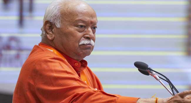 ഭാരതവും ഹിന്ദുവും പര്യായങ്ങൾ, ഇന്ത്യ ഒരു ഹിന്ദു രാഷ്ട്രമാകാൻ ഔദ്യോഗിക പ്രഖ്യാപനത്തിന്റെ ആവശ്യമില്ല, വൈവിധ്യങ്ങൾക്കിടയിലും ഭാരതത്തെ ഒന്നിച്ചു നിർത്തുന്ന രീതിശാസ്ത്രത്തെ ആർ‌എസ്‌എസ് എന്ന് വിളിക്കുന്നു- മോഹൻ ഭാ​ഗവത്