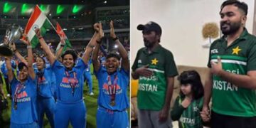 ക്രിക്കറ്റിന് അതിർത്തിക്കപ്പുറത്തുള്ള ആളുകളെ ഒന്നിപ്പിക്കാനുള്ള കഴിവുണ്ട് ഈ വീഡിയോയ്ക്ക്- കമെന്റ്!! വനിതാ ലോകകപ്പ് ഫൈനലിൽ ഇന്ത്യൻ ടീമിനൊപ്പം ദേശീയ ​ഗാനം ആലപിച്ച് പാക് ആരാധകൻ… വീഡിയോ വൈറൽ