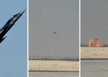 മുകളിലേക്ക് പറന്നുയർന്ന വിമാനം കരണം മറിഞ്ഞ് കുത്തനെ താഴേക്ക്…ഇന്ത്യ വികസിപ്പിച്ച വ്യോമസേനയുടെ തേജസ് യുദ്ധവിമാനം ദുബായ് ഷോയ്ക്കിടെ തകർന്നുവീണു, പൈലറ്റിന് ദാരുണാന്ത്യം!! എയർ ഷോ താൽക്കാലികമായി നിർത്തിവച്ചു- video