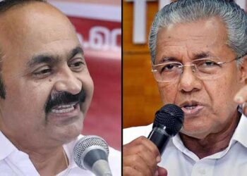 ‘പോലീസ് നിങ്ങളുടെ തറവാട് സ്വത്താണോ? മിസ്റ്റർ പിണറായി വിജയൻ ആരെയാണ് പേടിപ്പിക്കാൻ നോക്കുന്നത്, ഞങ്ങളെയാണോ? ഇത് കേരളമാണ്, സ്റ്റാലിന്റെ റഷ്യയല്ല!! ഞാൻ അടക്കമുള്ളവർ ഡാൻസ് കളിക്കുന്ന വീഡിയോയും ബോക്‌സിംഗ് ചെയ്യുന്ന വീഡിയോകളും എഐയിൽ സിപിഎം പ്രവർത്തകർ പ്രചരിപ്പിച്ചു, കേസെടുത്തോ?- വിഡി സതീശൻ