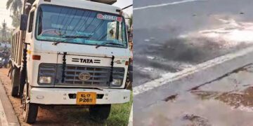 ഒരേ ദിശയിൽ സഞ്ചരിച്ച സ്കൂട്ടറിനു പിന്നിൽ ടിപ്പർ ലോറിയിടിച്ചു, അമ്മയ്ക്കും കുഞ്ഞിനും ദാരുണാന്ത്യം, ടിപ്പർ ഇരുവരുടേയും ദേഹത്തുകൂടി കയറിയിറങ്ങിയതായി ദൃക്സാക്ഷികൾ, സ്കൂട്ടർ ഓടിച്ചിരുന്ന ബന്ധു ​ഗുരുതരാവസ്ഥയിൽ