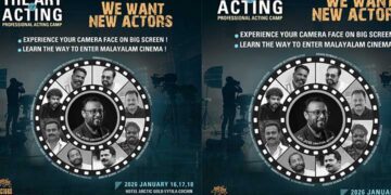 അഭിനയം പഠിപ്പിക്കാൻ മലയാള സിനിമയിലെ പ്രമുഖ കലാകാരന്മാർ കൊച്ചിയിൽ.