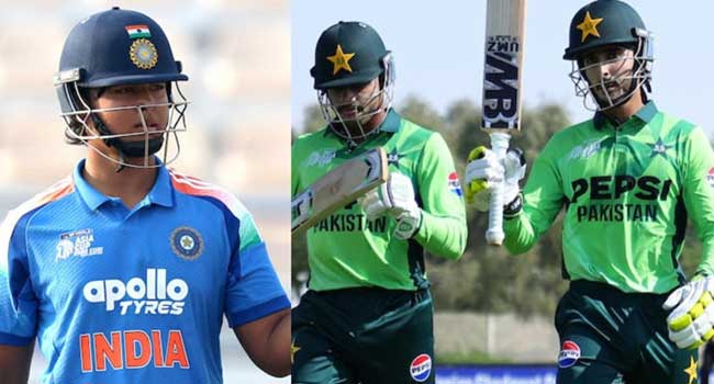 ചേട്ടന്മാർക്കു പിന്നാലെ അനിയന്മാരും ഏഷ്യാക്കപ്പിൽ പാക്കിസ്ഥാനോട് ഏറ്റുമുട്ടും, ഫൈനൽ ഞായറാഴ്ച!! സെമിയിൽ ശ്രീലങ്കയെ തകർത്തത് എട്ട് വിക്കറ്റിന്, മലയാളി താരം ആരോണിന് മൂന്നാം ഫിഫ്റ്റി 58*