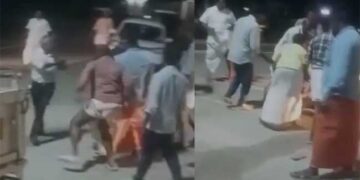 പ്രസംഗിച്ചുകൊണ്ടിരുന്ന യുഡിഎഫ് സ്ഥാനാർഥിയെ തള്ളിയിട്ട് റോഡിലൂടെ വലിച്ചിഴച്ചു, മർദിച്ചു, അസഭ്യം പറഞ്ഞു!! സിപിഐ സംസ്ഥാന കൗൺസിലംഗം വി.ആർ. ശശിയെ ഒന്നാംപ്രതിയാക്കി കേസ്,