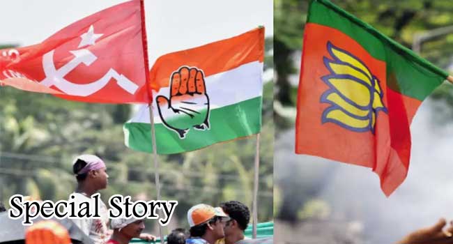 തദ്ദേശ തെരഞ്ഞെടുപ്പിൽ അങ്കത്തട്ട് യുഡിഎഫിന് അനുകൂലമാകുമോ? കേരളത്തിൽ ബിജെപി വളർച്ചയുടെ ഗുണഭോക്താക്കൾ യുഡിഎഫ്- തെരഞ്ഞെടുപ്പിലെ കളികൾ ഇങ്ങനെയൊക്കെ…