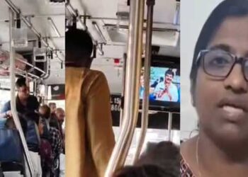 യാത്രക്കാർ ഒന്നു ചില്ലാകാൻ കെഎസ്ആർടിസിയിൽ ഇട്ടത് ദിലീപിന്റെ സിനിമ ‘ഈ പറക്കുംതളിക’, ‘ഈ വഷളന്റെ സിനിമ വേണ്ട, ഒന്നെങ്കിൽ സിനിമ മാറ്റണം അല്ലെങ്കിൽ ഓഫാക്കണ’മെന്ന് യാത്രക്കാരി, അടുത്ത സ്റ്റോപ്പിലിറങ്ങിക്കോളാൻ കണ്ടക്ടർ, യാത്രക്കാരിക്ക് കയ്യടിച്ച് സഹയാത്രികർ, മുട്ടുമടക്കി കണ്ടക്ടർ