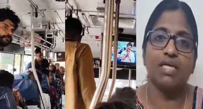 യാത്രക്കാർ ഒന്നു ചില്ലാകാൻ കെഎസ്ആർടിസിയിൽ ഇട്ടത് ദിലീപിന്റെ സിനിമ ‘ഈ പറക്കുംതളിക’, ‘ഈ വഷളന്റെ സിനിമ വേണ്ട, ഒന്നെങ്കിൽ സിനിമ മാറ്റണം അല്ലെങ്കിൽ ഓഫാക്കണ’മെന്ന് യാത്രക്കാരി, അടുത്ത സ്റ്റോപ്പിലിറങ്ങിക്കോളാൻ കണ്ടക്ടർ, യാത്രക്കാരിക്ക് കയ്യടിച്ച് സഹയാത്രികർ, മുട്ടുമടക്കി കണ്ടക്ടർ