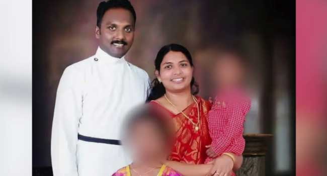 അതിക്രമം നടത്തിയത് ബജ്റംഗ്ദൾ പ്രവർത്തകർ, മുൻപ് ഇവരിൽ നിന്ന് വധഭീഷണി ഉണ്ടായിട്ടുണ്ട്, അറസ്റ്റ് സുഹൃത്തായ പാസ്റ്ററുടെ വീട്ടിൽ ജന്മദിനം ആഘോഷിക്കാൻ പോയപ്പോൾ, പോലീസ് പറഞ്ഞത് അറസ്റ്റ് ബജ്റംഗ്ദൾ സമ്മർദത്തെ തുടർന്നെന്ന്- മതപരിവർത്തനം ആരോപിച്ച് അറസ്റ്റ് ചെയ്ത വൈദീകന്റെ ഭാര്യ