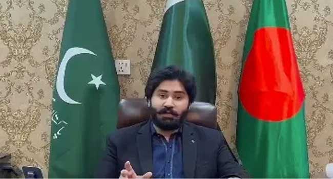 ബംഗ്ലാദേശിനു നേർക്ക് ചെറുവിരലനക്കിയാൽ, അല്ലെങ്കിൽ ആരെയെങ്കിലും ദുരുദ്ദേശത്തോടെ ഒന്നു നോക്കാൻ ധൈര്യപ്പെട്ടാൽ, ഓർത്തുകൊള്ളുക പാക്കിസ്ഥാനി സായുധസേനയും ഞങ്ങളുടെ മിസൈലുകളും അകലെയല്ലെന്ന്, ഇന്ത്യയ്ക്ക് നേരെ ഭീഷണിയുമായി പാക് നേതാവ്