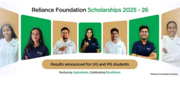 റിലയന്‍സ് ഫൗണ്ടേഷന്‍ സ്‌കോളര്‍ഷിപ്പ് ഫലം പ്രഖ്യാപിച്ചു; 5,100 വിദ്യാര്‍ത്ഥികള്‍ അര്‍ഹരായി