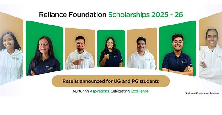 റിലയന്‍സ് ഫൗണ്ടേഷന്‍ സ്‌കോളര്‍ഷിപ്പ് ഫലം പ്രഖ്യാപിച്ചു; 5,100 വിദ്യാര്‍ത്ഥികള്‍ അര്‍ഹരായി