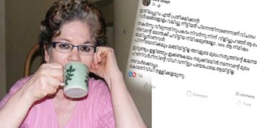 “തകർന്നു വീഴുന്നതിനുപകരം നിവർന്നുനിന്ന് വിളിച്ചുപറഞ്ഞ് ആ പെൺകുട്ടി അവന്റെ മോന്തക്ക് ചവിട്ടിയ നിമിഷമുണ്ടല്ലോ, ഹെലോ… ആ നിമിഷം ജയിച്ചതാണവൾ… പിന്നീടൊരിക്കലും മങ്ങിയിട്ടില്ല അവളുടെ മുഖം, ഇരുണ്ടും ഇളിഞ്ഞും ഇക്കണ്ടകാലം നമുക്കിടയിൽ നടന്നവന്റെ മുഖം ഹണി വർഗീസിന്റെ വിധി വന്നിട്ടും പഴയപോലെ ആയിട്ടില്ല… അവൾക്കൊപ്പം”- സാറാ ജോസഫ്