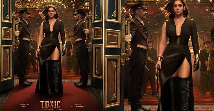 ഗീതു മോഹൻദാസ് സംവിധാനം ചെയ്യുന്ന യാഷ് ചിത്രം ടോക്‌സിക്കിൽ  ഗംഗയായി നയൻതാര : ക്യാരക്റ്റർ പോസ്റ്റർ റിലീസായി