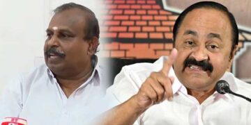 വിഷ്ണുപുരം ചന്ദ്രശേഖരൻ നടത്തിയത് എൻഡിഎയിൽ കൂടുതൽ പരിഗണന കിട്ടാനായുള്ള വിലപേശൽ നാടകം, ചർച്ച നടത്തി വഞ്ചിച്ചു, ഇനി യുഡിഎഫിൻ്റെ ഭാഗമാകണമെന്ന് പറഞ്ഞു വന്നാലും മുന്നണിയുടെ ഭാഗമാക്കില്ല- കോൺ​ഗ്രസ്