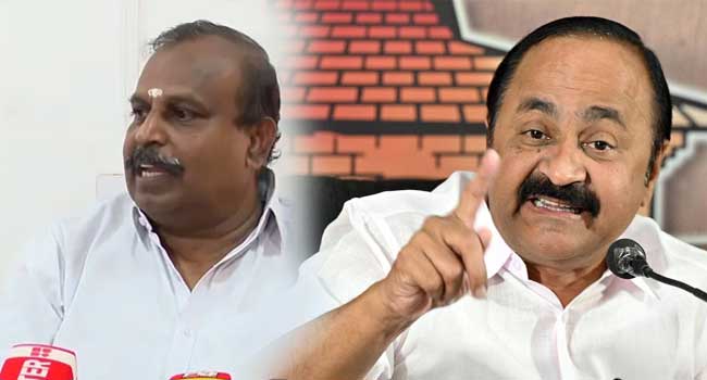 വിഷ്ണുപുരം ചന്ദ്രശേഖരൻ നടത്തിയത് എൻഡിഎയിൽ കൂടുതൽ പരിഗണന കിട്ടാനായുള്ള വിലപേശൽ നാടകം, ചർച്ച നടത്തി വഞ്ചിച്ചു, ഇനി യുഡിഎഫിൻ്റെ ഭാഗമാകണമെന്ന് പറഞ്ഞു വന്നാലും മുന്നണിയുടെ ഭാഗമാക്കില്ല- കോൺ​ഗ്രസ്