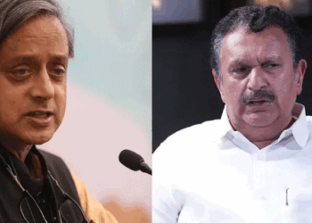 ക്യാപ്റ്റൻ അടക്കം മുങ്ങാൻ പോകുന്ന ഒരു കപ്പലിൽ തരൂരിനെപ്പോലെ  ഒരു നേതാവ് ചേരുമെന്ന് പറയുന്നത് ഏപ്രിൽ ഫൂൾ ദിനത്തിൽ മാത്രം പറയാൻ പറ്റുന്ന തമാശ – മുരളീധരൻ