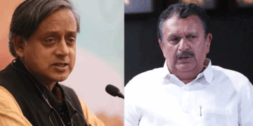 ക്യാപ്റ്റൻ അടക്കം മുങ്ങാൻ പോകുന്ന ഒരു കപ്പലിൽ തരൂരിനെപ്പോലെ  ഒരു നേതാവ് ചേരുമെന്ന് പറയുന്നത് ഏപ്രിൽ ഫൂൾ ദിനത്തിൽ മാത്രം പറയാൻ പറ്റുന്ന തമാശ – മുരളീധരൻ