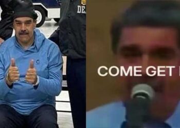 “വരൂ, എന്നെ കൊണ്ടുപോകൂ, മിറോഫ്ലോറസിൽ ഞാൻ അദ്ദേഹത്തിനായി കാത്തിരിക്കും…. വൈകരുത്’’!! അമേരിക്കയെ വെല്ലുവിളിച്ച് മഡുറോ, മാസങ്ങൾക്കിപ്പുറം വെറും അരമണിക്കൂറിനകം രായ്ക്കു രാമാനം പ്രസിഡന്റിനേയും ഭാര്യയേയും തൂക്കിയെടുത്ത് ‌ട്രംപ്… മഡുറോയെ പരിഹസിച്ചുള്ള വൈറ്റ് ഹൗസിന്റെ വീഡിയോ പുറത്ത്