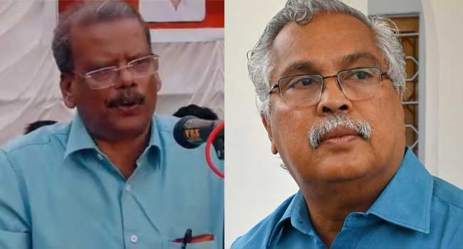 ‘ ഒറ്റയ്ക്ക് നിന്ന് ജയിക്കാനാവില്ല, പക്ഷെ എവിടെയെങ്കിലും നാല് സിപിഐക്കാർ ഉണ്ടെങ്കിൽ 5 സീറ്റ് ചോദിക്കും, ശരിക്കും സിപിഐ ഉത്തരം താങ്ങുന്ന പല്ലി- എസ് അജയകുമാർ!! പ്രസംഗിക്കുന്നതിനിടയിൽ ആവേശം കൊണ്ട് പറഞ്ഞതാകും, ബിനോയ് വിശ്വത്തെ പോലെ ഒരു നേതാവിനെ അറിയാതെ പോലും ആക്ഷേപിക്കരുത്… തള്ളിപ്പറഞ്ഞ് സിപിഎം