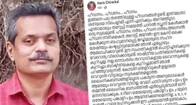 ‘പീഡനം, ഗർഭം, അലസൽ, പീഡന നിരീക്ഷകർ, അറസ്റ്റ്, ജയിൽ!! ഈ കേസ് ഒക്കെ കേൾക്കുന്ന  ജഡ്ജിമാരുടെ സഹന ശേഷിയും കഷ്ടപ്പാടുമൊക്കെ ഞാൻ എപ്പോഴും ആലോചിക്കാറുണ്ട്….ഞാൻ നിന്നെ ഗർഭിണിയാക്കും എന്ന് അണ്ണൻ വീമ്പിളക്കുമ്പോൾ ” നിന്നെ ഞാൻ സ്ഥിരമായി കിടത്തും” എന്ന് രോഗാണു ആക്രോശിക്കും… വാർണിങ് ആണെന്ന് കൂട്ടിക്കോളൂ, ”ഒരു അബദ്ധം പറ്റിപ്പോയി ഡോക്ടറെ” ഈ വാചകം കുറേ കേട്ടിട്ടുണ്ട്, ഈ വാചകം പറയാൻ ഇടവരുത്തരുത്’…