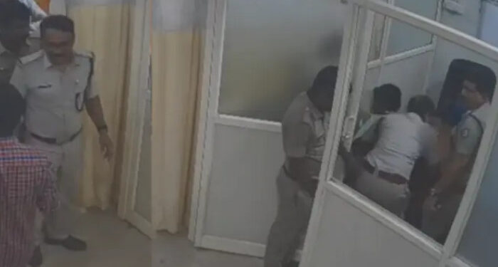 വൈദ്യപരിശോധനയ്ക്കെത്തിച്ച  പോക്സോ കേസ് പ്രതി ക്യാബിന്‍ ചില്ലുകള്‍ അടിച്ചു തകര്‍ത്തു, പരാക്രമം പൊലീസ് നോക്കിനില്‍ക്കെ, രോഗികള്‍ പരിക്കേല്‍ക്കാതെ രക്ഷപ്പെട്ടത് തലനാരിഴയ്ക്ക്