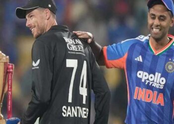 7 ബോൾ, രണ്ട് ഫോർ… 10 റൺസെടുത്ത് സഞ്ജു പുറത്ത്, പിന്നാലെ ഇഷാൻ കിഷനും… ഇന്ത്യ രണ്ട് വിക്കറ്റ് നഷ്ടത്തിൽ 60 റൺസ്