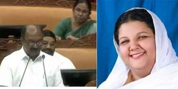 ബജറ്റ് നിരാശജനകം കെ.പി.സി.സി ഒബിസി ഡിപ്പാർട്ട്മെൻ്റ് സംസ്ഥാന ജനറൽ സെക്രട്ടറി അഡ്വ: റസിയ ബീവി