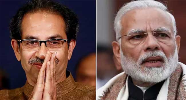 ‘‘പ്രധാനമന്ത്രിക്കായി പ്രചാരണം നടത്തിയതിൽ എനിക്ക് വിഷമവും ദേഷ്യവുമുണ്ട്, എന്റെ പാർട്ടിയെ അദ്ദേഹം പിളർത്തി!! മോദിക്കായി രാപകലില്ലാതെ പ്രചാരണം നടത്തി, മോദിജിയെ പ്രധാനമന്ത്രിയാക്കണമെന്ന് ഞാൻ പറഞ്ഞുകൊണ്ടേയിരുന്നു, പക്ഷെ, ഇപ്പോൾ എന്നെ അവസാനിപ്പിക്കണമെന്നാണ് അദ്ദേഹം പറയുന്നത്’…ഉദ്ധവ് താക്കറെ