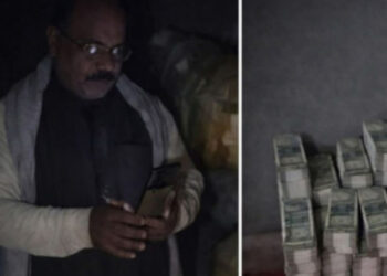 മുറിയിലെ പരവതാനി നിറയെ 500ന്റെ നോട്ടുകെട്ടുകള്‍, നടുവില്‍ ബിജെപി നേതാവും, വിവാദമായതോടെ തട്ടിപ്പിനിരയായെന്ന വ്യാജ വാദം, പിന്നില്‍ മന്ത്രവാദ സംഘമെന്നും ആരോപണം