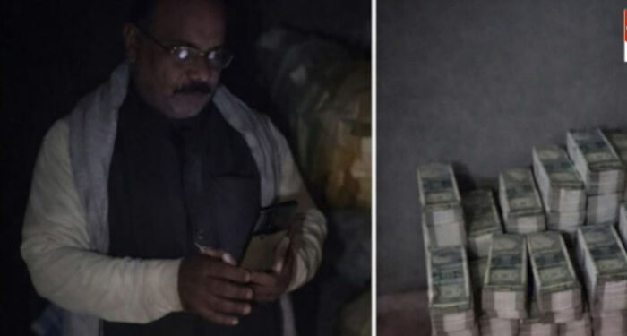 മുറിയിലെ പരവതാനി നിറയെ 500ന്റെ നോട്ടുകെട്ടുകള്‍, നടുവില്‍ ബിജെപി നേതാവും, വിവാദമായതോടെ തട്ടിപ്പിനിരയായെന്ന വ്യാജ വാദം, പിന്നില്‍ മന്ത്രവാദ സംഘമെന്നും ആരോപണം