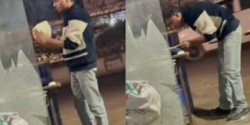 റൊട്ടിയില്‍ തുപ്പിയ ശേഷം  ആഹാരം വിളമ്പി ഹോട്ടല്‍ ജീവനക്കാരന്‍, വീഡിയോ വൈറലായതോടെ പ്രതിഷേധം ശക്തമായി, പിന്നാലെ അറസ്റ്റുമായി പൊലീസ്