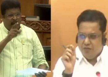 ചെയറിനോട് വിനയത്തോടെ സംസാരിക്കണം, ഇങ്ങനെയാണോ ചോദ്യങ്ങൾ ചോദിക്കുക, വലിച്ചുനീട്ടി ചോദിക്കണോ?- സ്പീക്കർ, പറയേണ്ട കാര്യങ്ങൾ പറയാതെ എങ്ങനെയാ പോവുക? വിദ്യാഭ്യാസ മന്ത്രിക്കെതിരേ നടന്ന അധിക്ഷേപത്തെ ഒരു വാക്കുപറയാതെ പോകാൻ കഴിയില്ല- എംഎൽഎ, അത് ചോദ്യത്തിൽ അല്ല പറയേണ്ടത്- ഭരണപക്ഷാം​ഗത്തോട് ക്ഷോഭിച്ച് സ്പീക്കർ