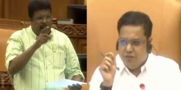 ചെയറിനോട് വിനയത്തോടെ സംസാരിക്കണം, ഇങ്ങനെയാണോ ചോദ്യങ്ങൾ ചോദിക്കുക, വലിച്ചുനീട്ടി ചോദിക്കണോ?- സ്പീക്കർ, പറയേണ്ട കാര്യങ്ങൾ പറയാതെ എങ്ങനെയാ പോവുക? വിദ്യാഭ്യാസ മന്ത്രിക്കെതിരേ നടന്ന അധിക്ഷേപത്തെ ഒരു വാക്കുപറയാതെ പോകാൻ കഴിയില്ല- എംഎൽഎ, അത് ചോദ്യത്തിൽ അല്ല പറയേണ്ടത്- ഭരണപക്ഷാം​ഗത്തോട് ക്ഷോഭിച്ച് സ്പീക്കർ